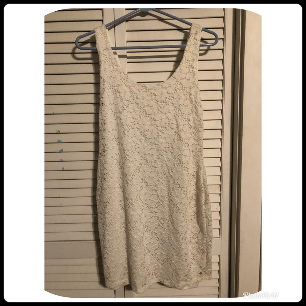 Super cute white dress, by Ambience Apparel NWOT